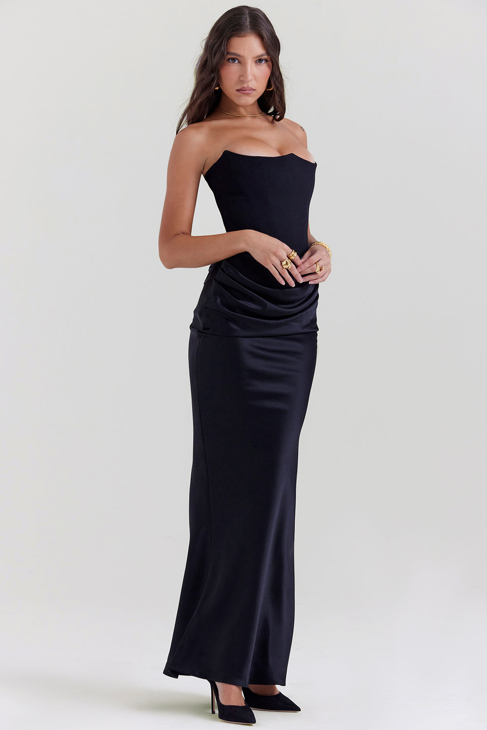 Christine | Strapless Maxi Dress