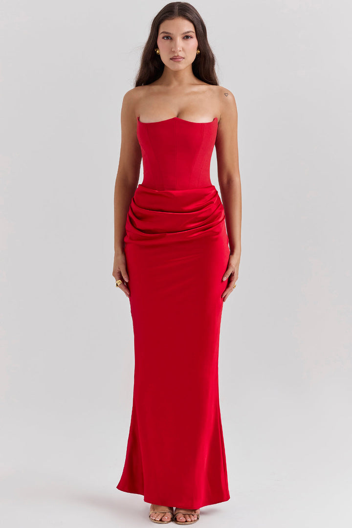Christine | Strapless Maxi Dress