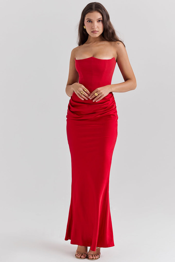 Christine | Strapless Maxi Dress