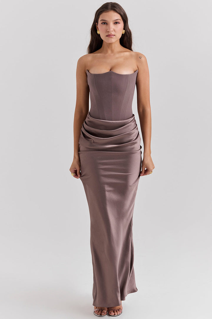Christine | Strapless Maxi Dress