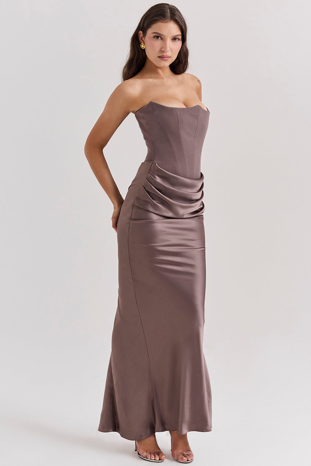 Christine | Strapless Maxi Dress