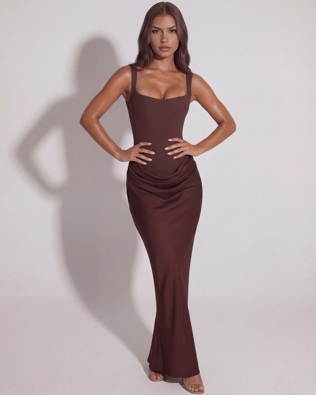 Emily | Sculpted Maxi Dress
