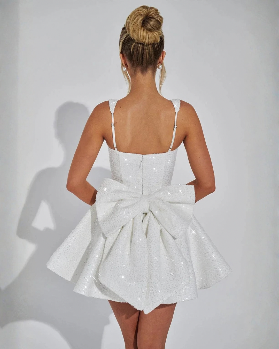 Jessica | Square-Neck Mini Dress