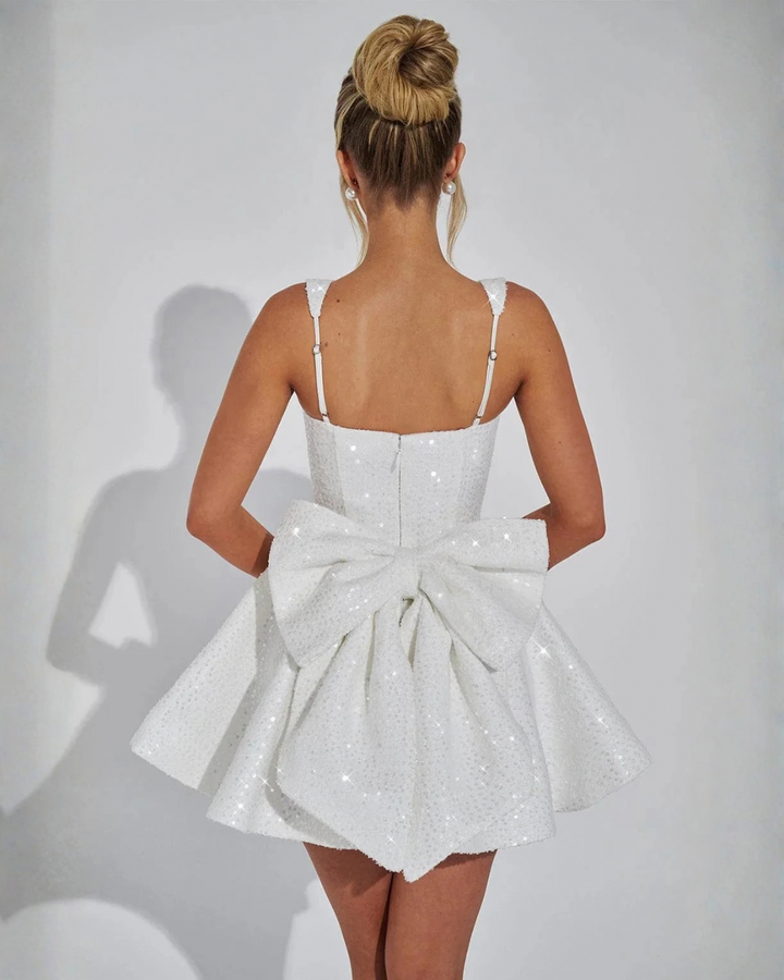 Jessica | Square-Neck Mini Dress