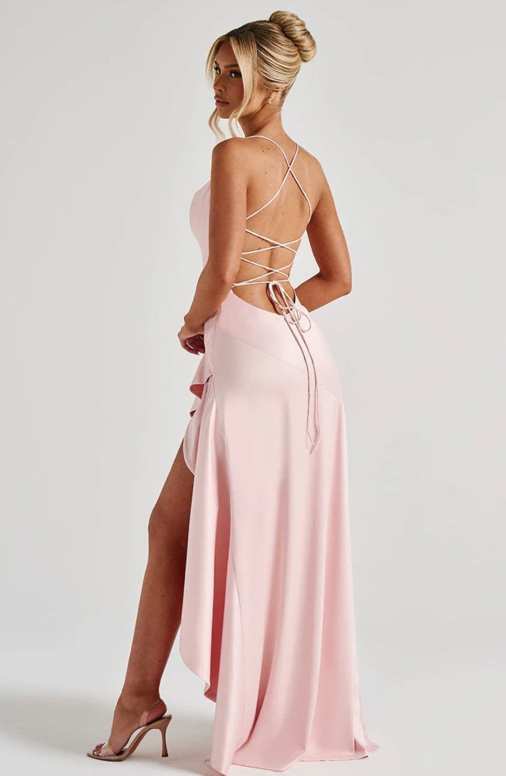 Madeleine | Asymmetric Ruffle Maxi Dress
