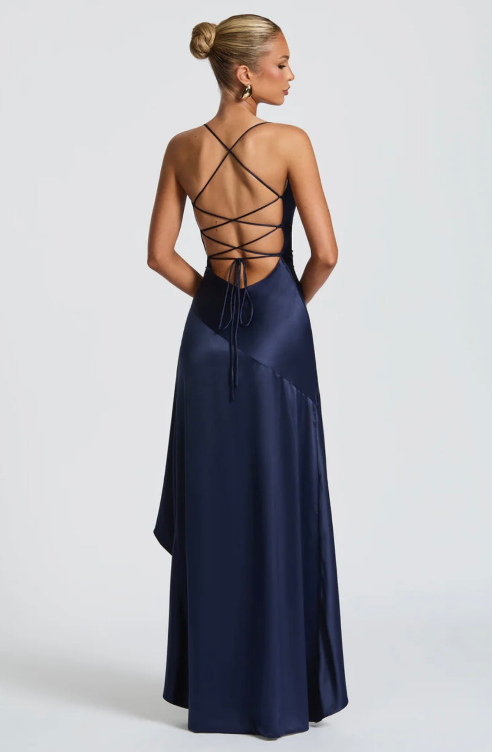 Madeleine | Asymmetric Ruffle Maxi Dress