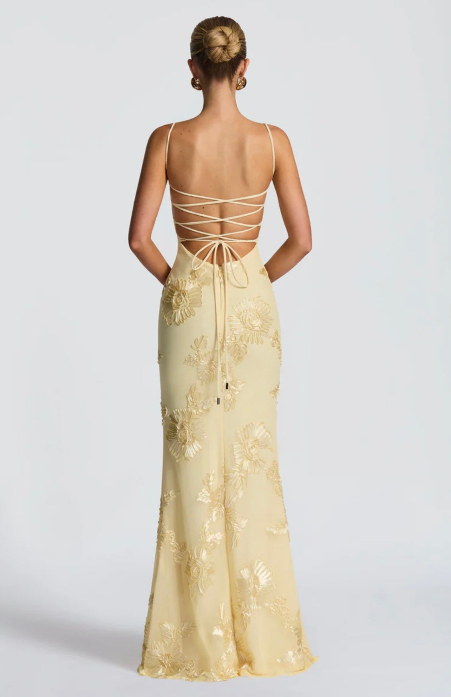 Laura | Floral Structured Maxi Dress