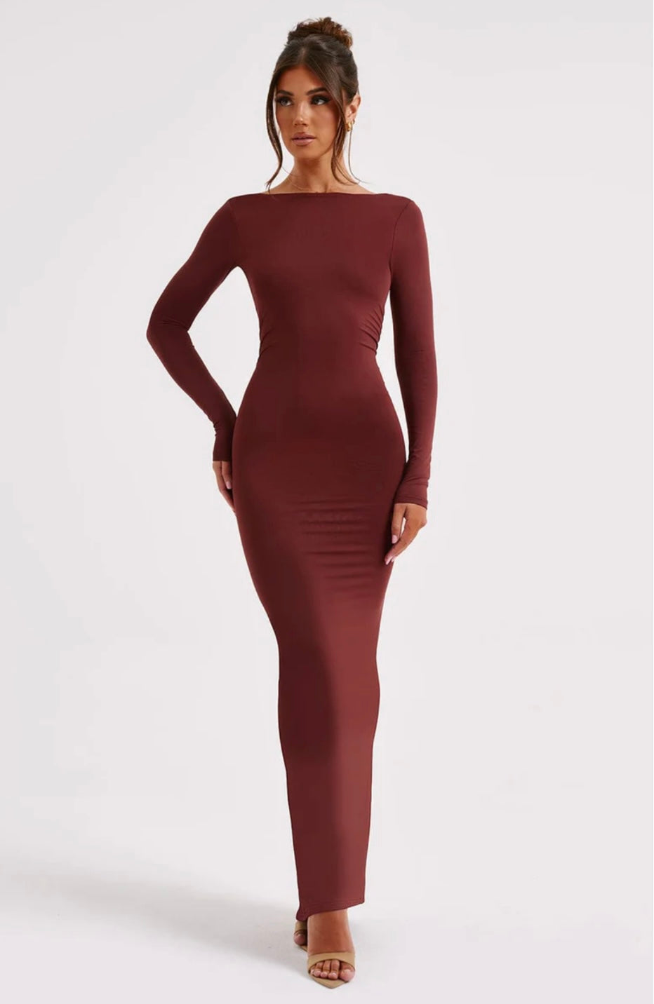 Angela | Open-Back Maxi Dress