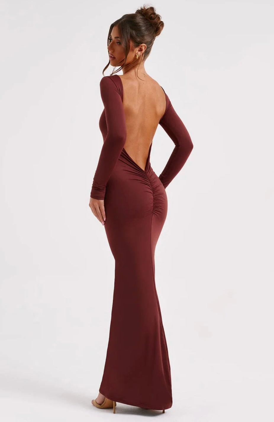 Angela | Open-Back Maxi Dress
