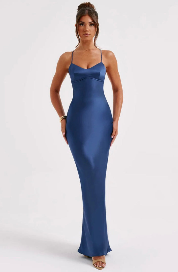 Rachel | Sweetheart-Neck Maxi Dress