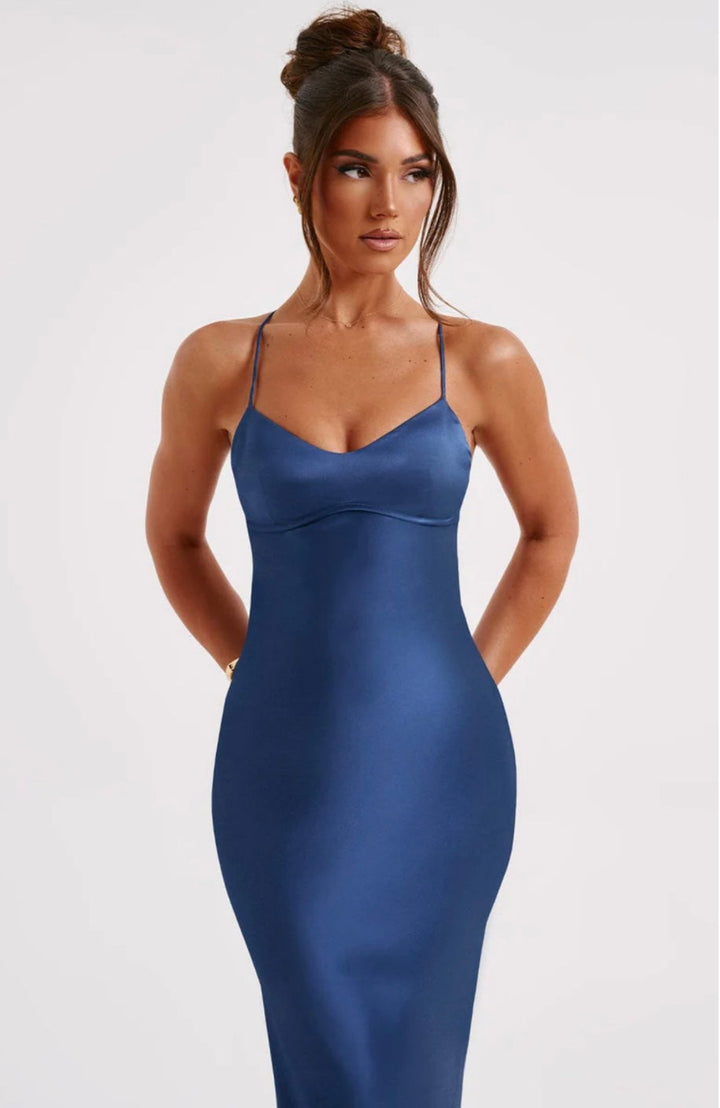 Rachel | Sweetheart-Neck Maxi Dress