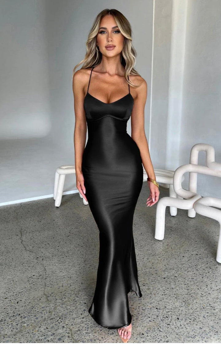 Rachel | Sweetheart-Neck Maxi Dress