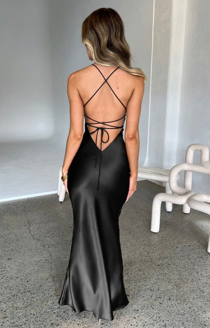 Rachel | Sweetheart-Neck Maxi Dress