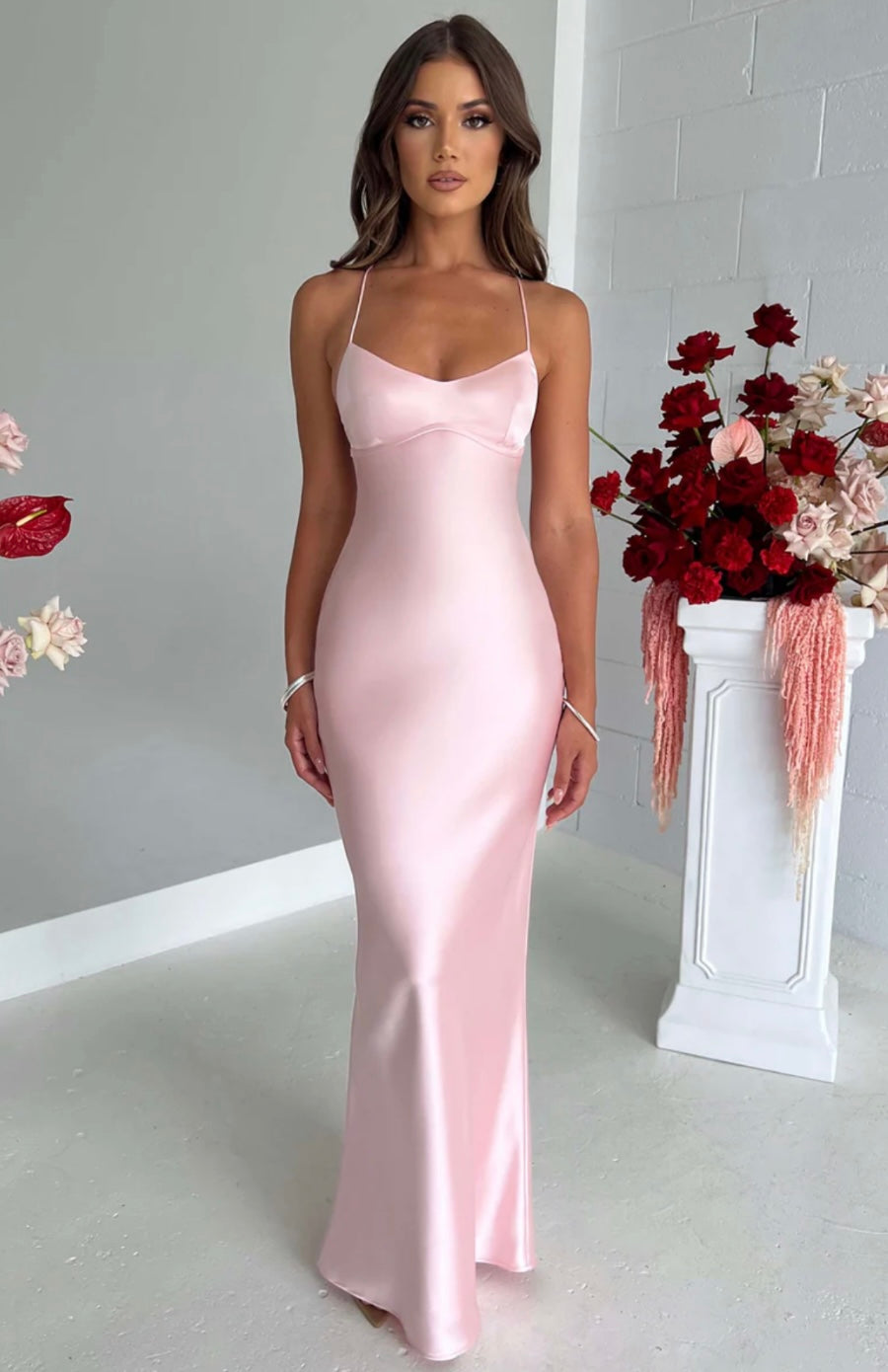 Rachel | Sweetheart-Neck Maxi Dress