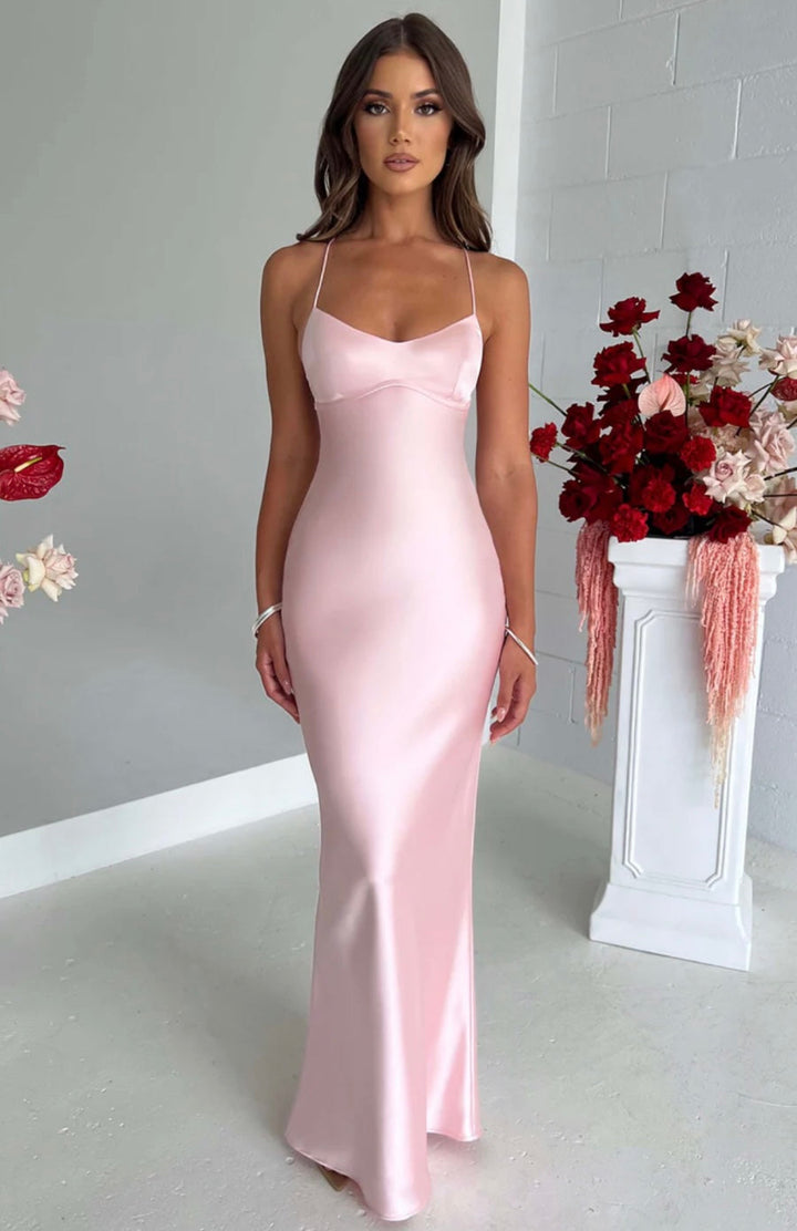 Rachel | Sweetheart-Neck Maxi Dress