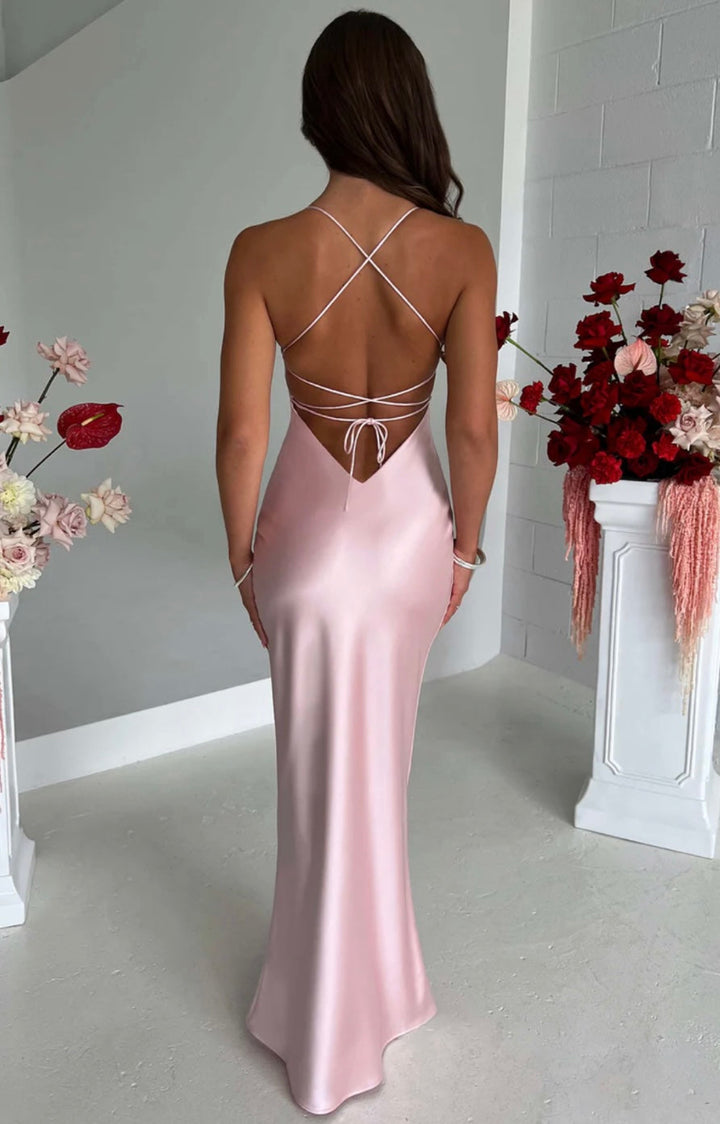 Rachel | Sweetheart-Neck Maxi Dress