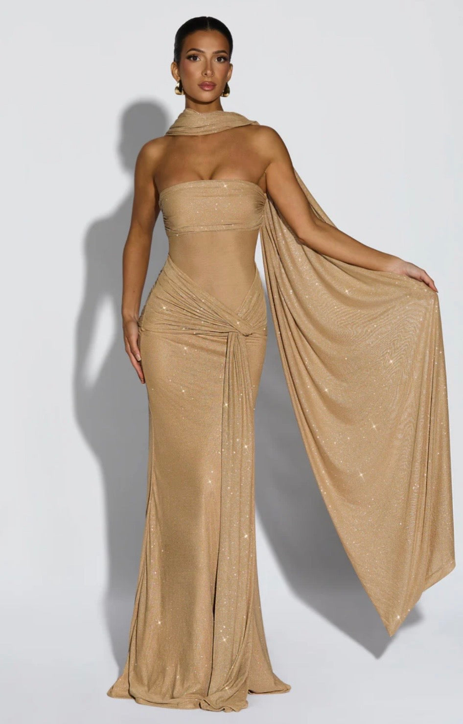 Louise | Sculpted Maxi Dress