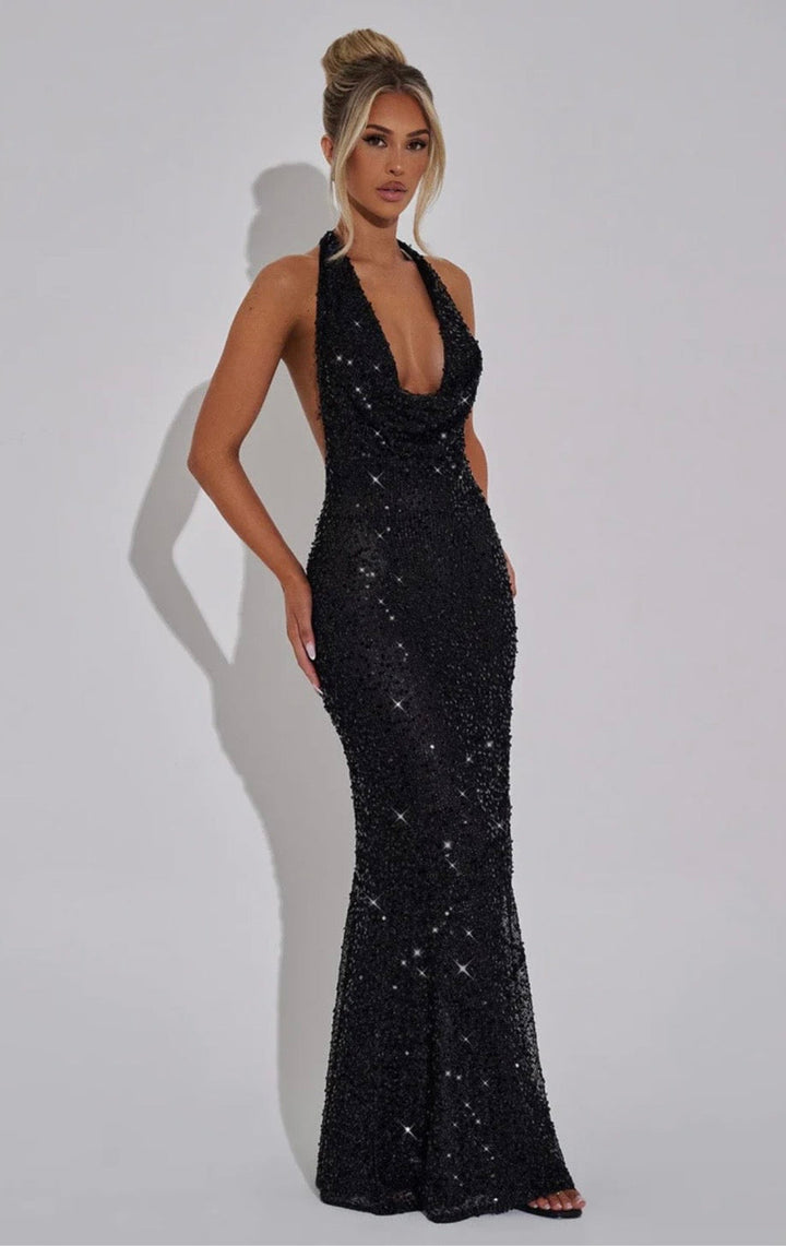 Josephine | Open-Back Maxi Dress