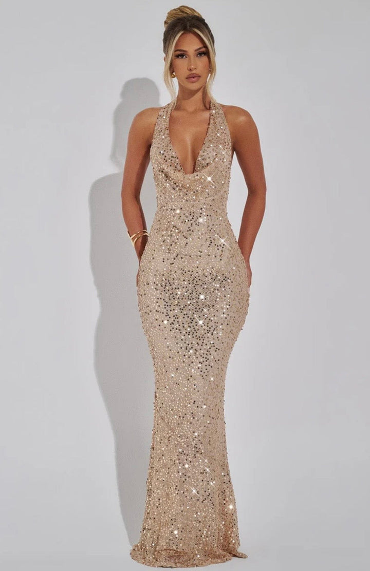 Josephine | Open-Back Maxi Dress