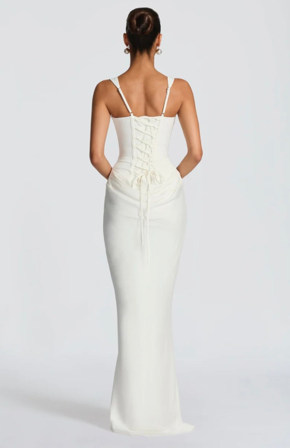 Kate | Square-Neck Sculpted Maxi Dress