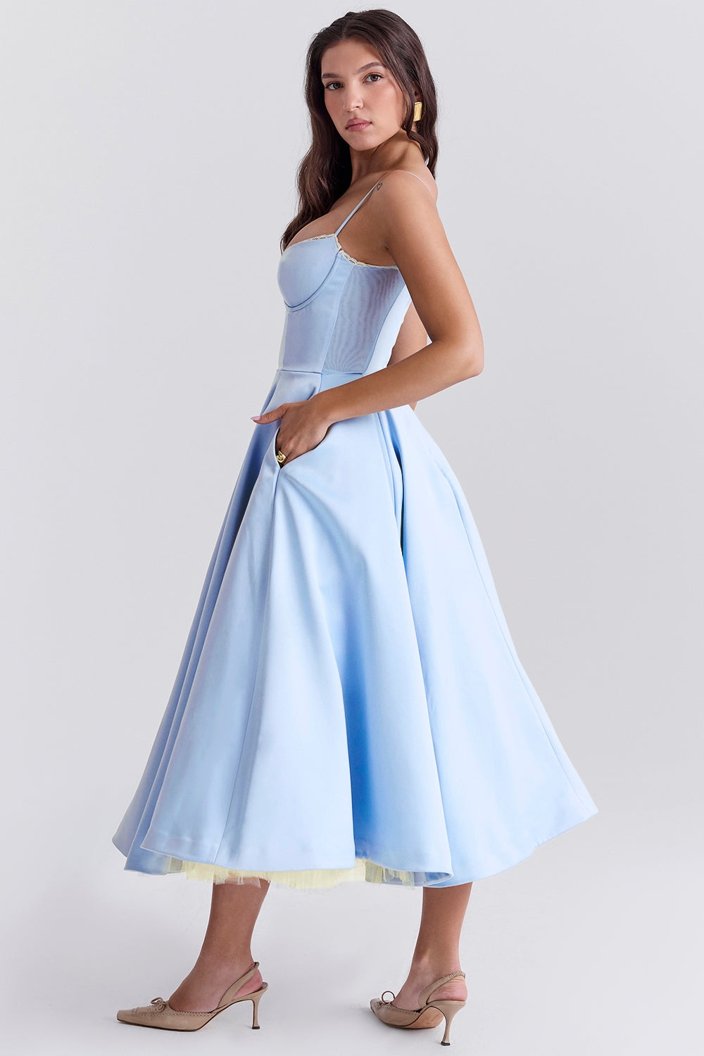 Lauren | Structured Midi Dress