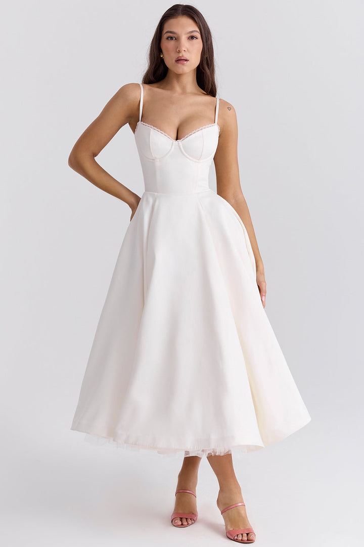 Lauren | Structured Midi Dress