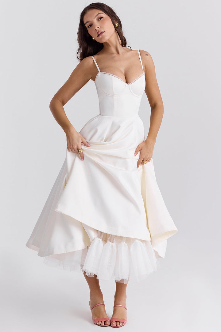 Lauren | Structured Midi Dress