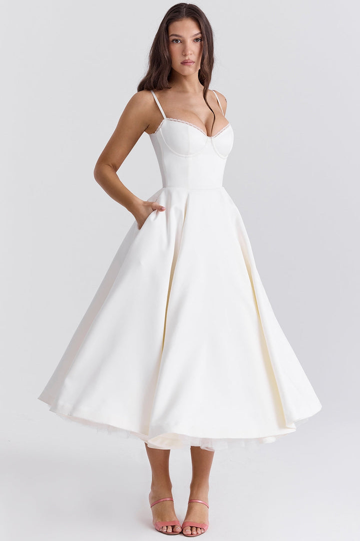 Lauren | Structured Midi Dress