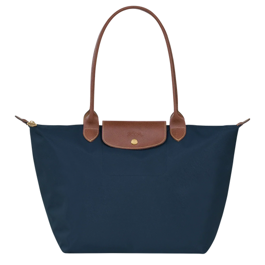 Helen | Longchamp Le Pliage Large Tote – Navy