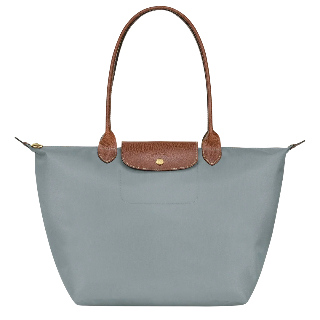 Deborah | Longchamp Le Pliage Large Tote – Steel Grey
