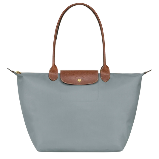 Deborah | Longchamp Le Pliage Large Tote – Steel Grey
