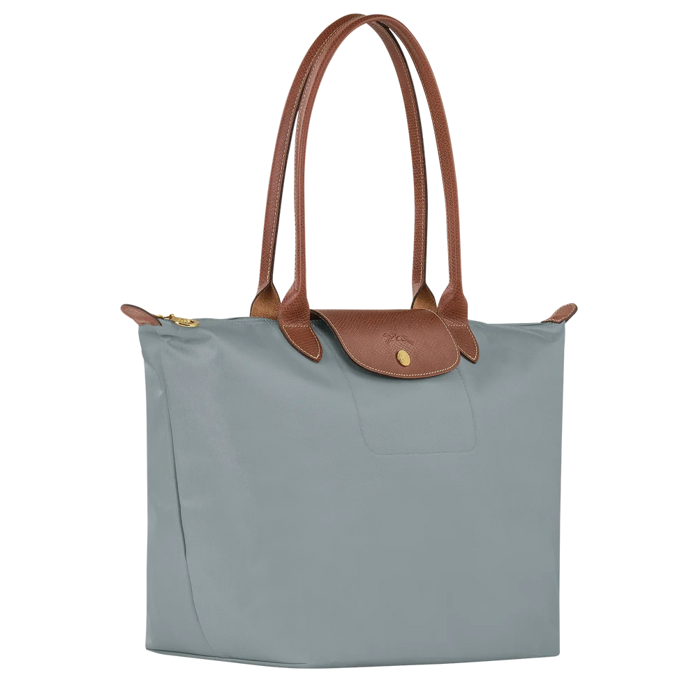 Deborah | Longchamp Le Pliage Large Tote – Steel Grey