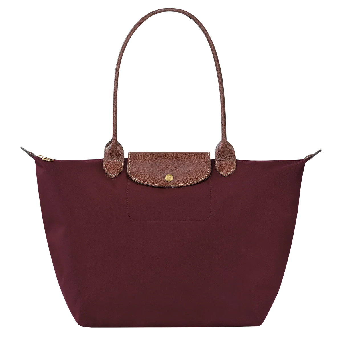 Julie | Longchamp Le Pliage Large Tote – Burgundy