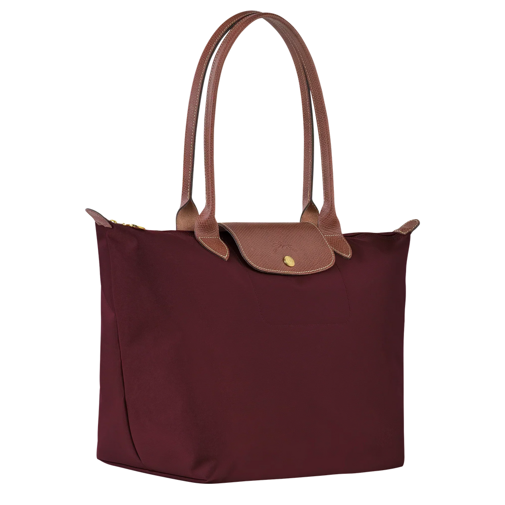 Julie | Longchamp Le Pliage Large Tote – Burgundy