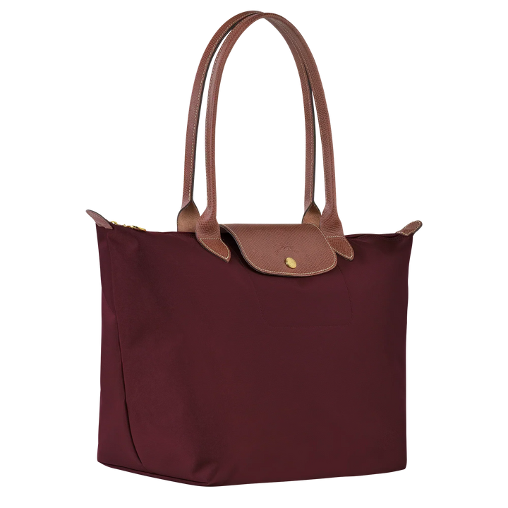 Julie | Longchamp Le Pliage Large Tote – Burgundy