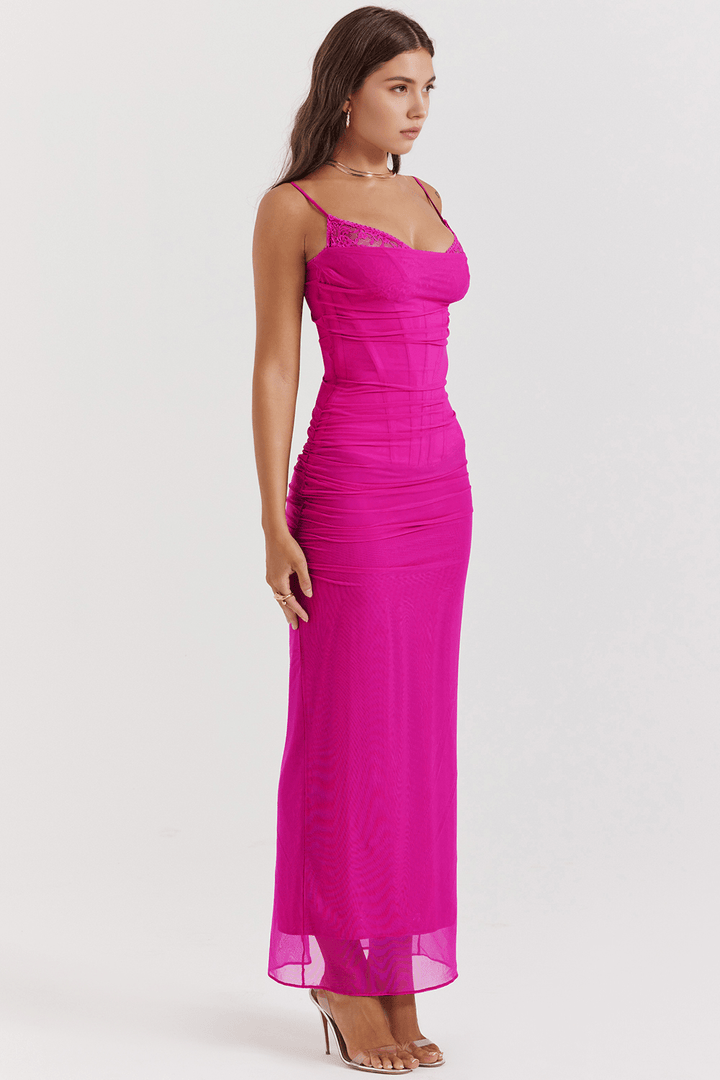 Leanne | Draped Maxi Dress