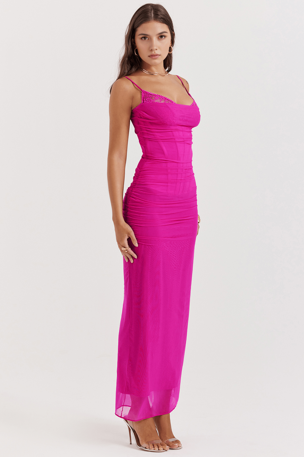 Leanne | Draped Maxi Dress
