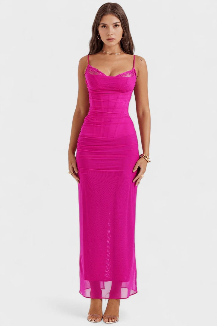 Leanne | Draped Maxi Dress