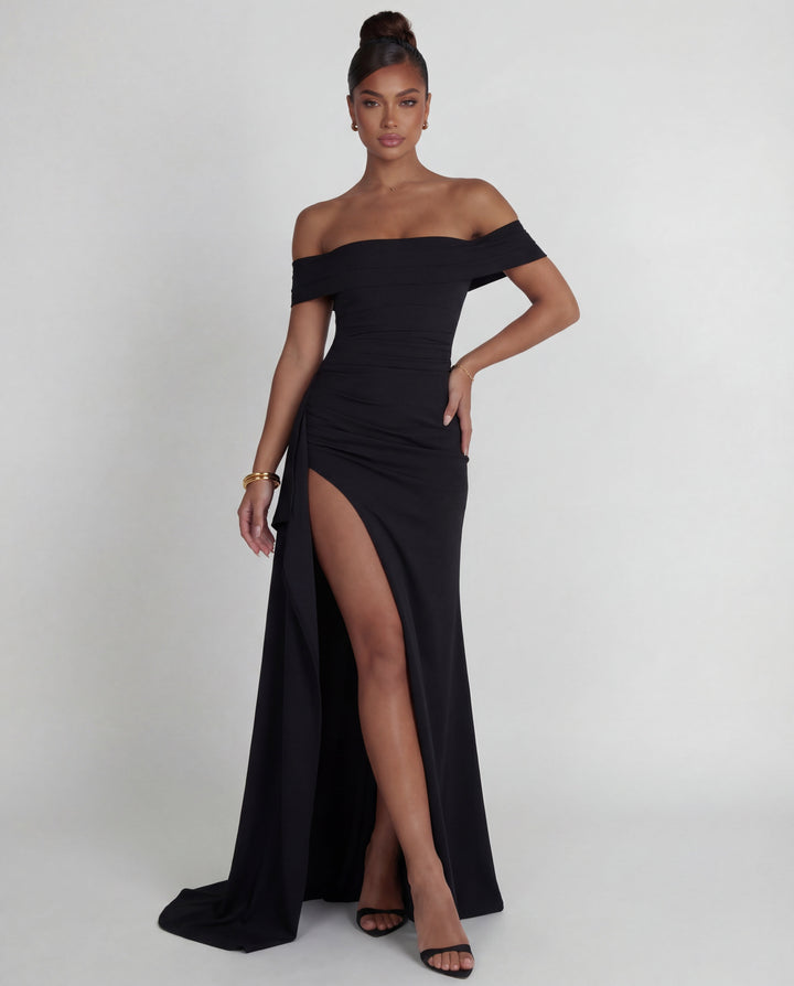 Rebecca | Off-Shoulder Maxi Dress