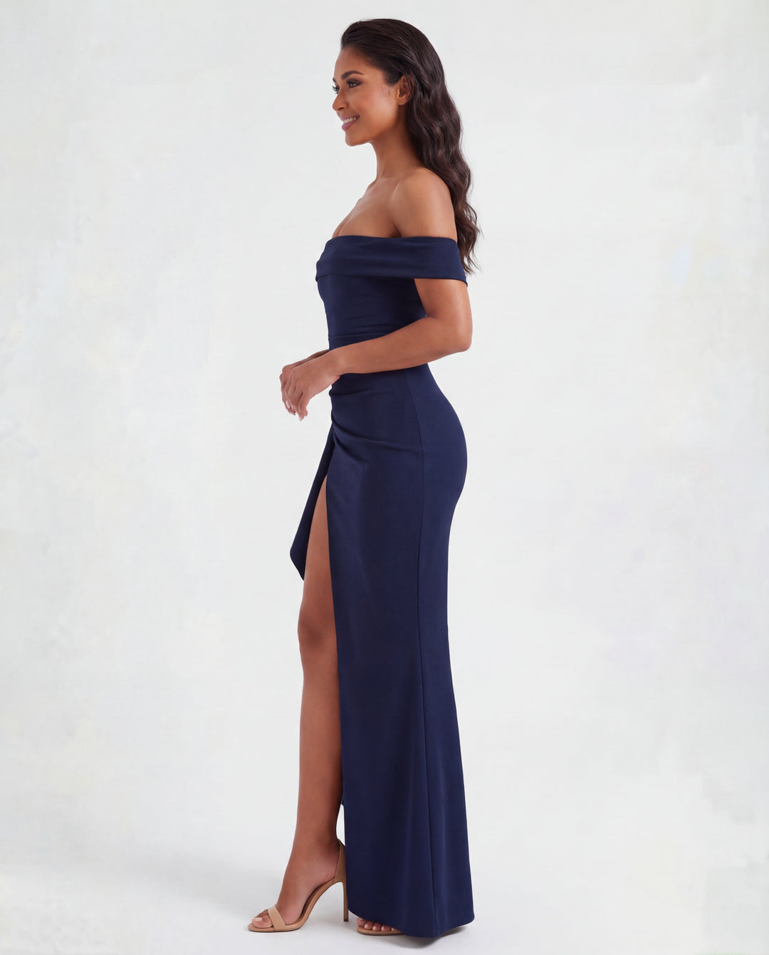 Rebecca | Off-Shoulder Maxi Dress
