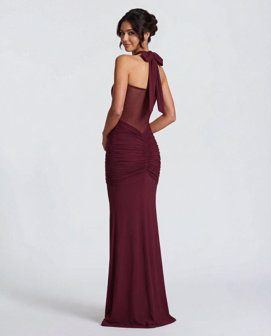 Audrey | Ruched Maxi Dress