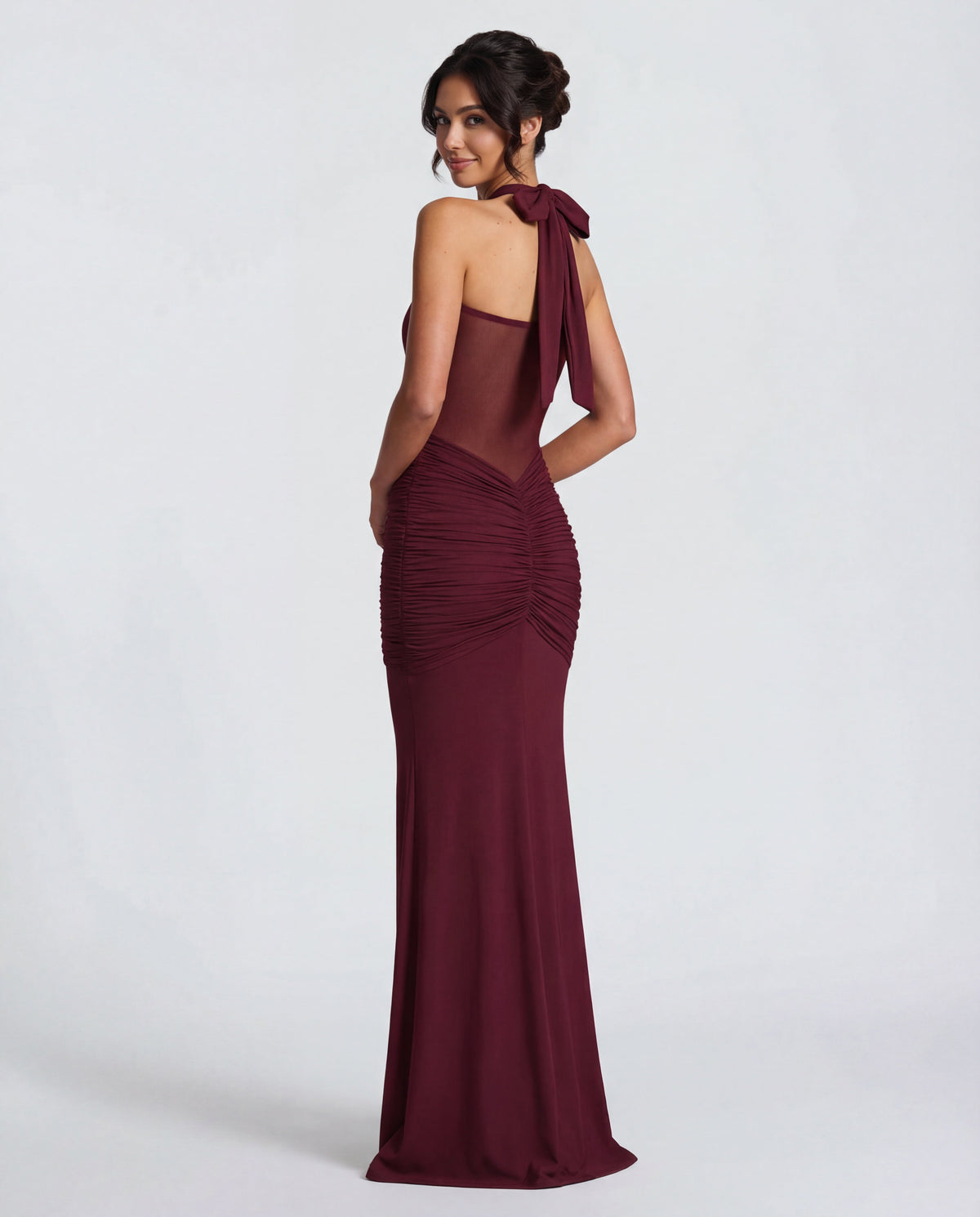 Audrey | Ruched Maxi Dress