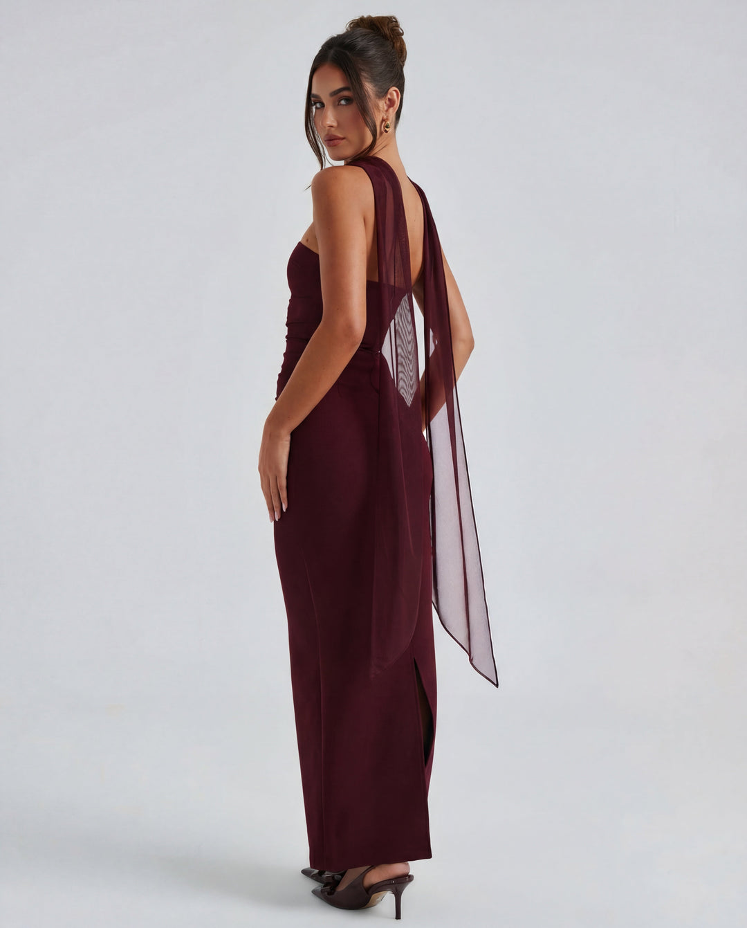 Phoebe | Strapless Sculpted Maxi Dress