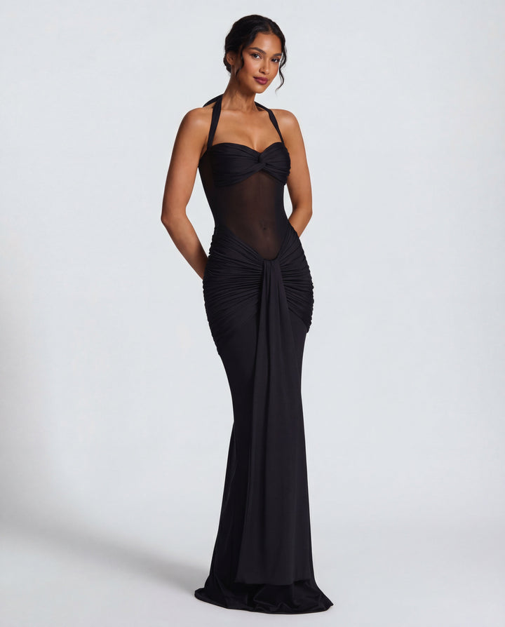 Audrey | Ruched Maxi Dress