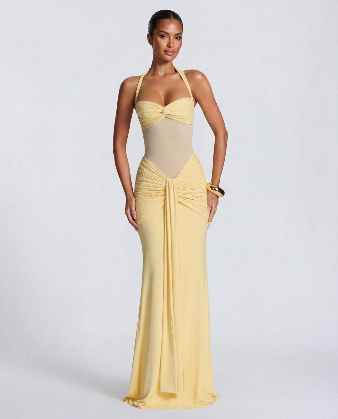 Audrey | Ruched Maxi Dress