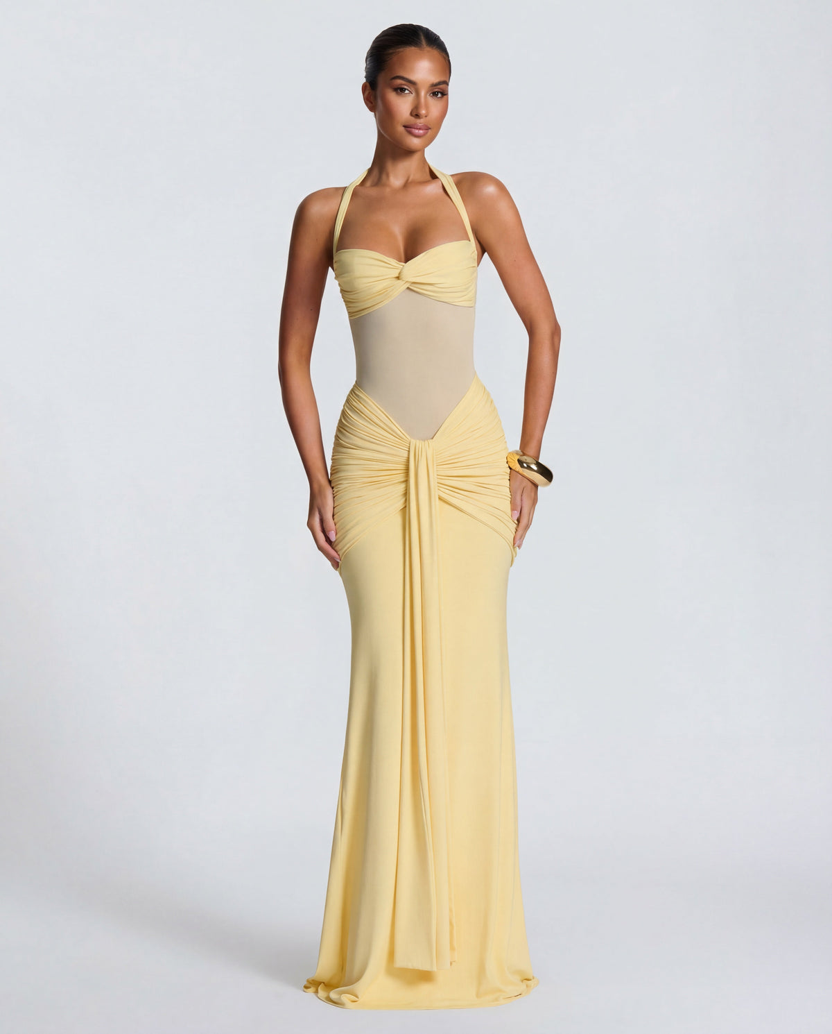 Audrey | Ruched Maxi Dress