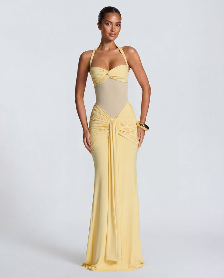 Audrey | Ruched Maxi Dress