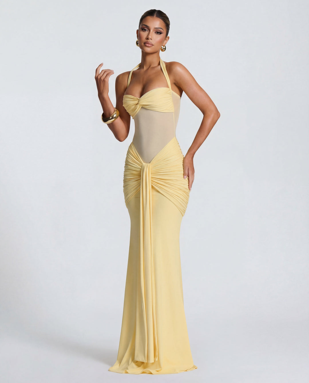 Audrey | Ruched Maxi Dress
