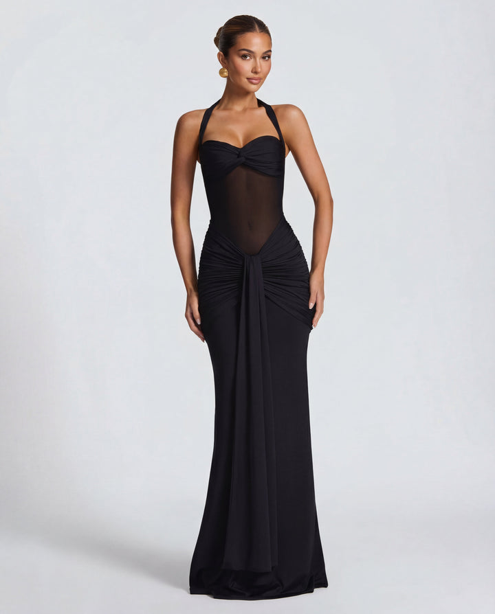 Audrey | Ruched Maxi Dress