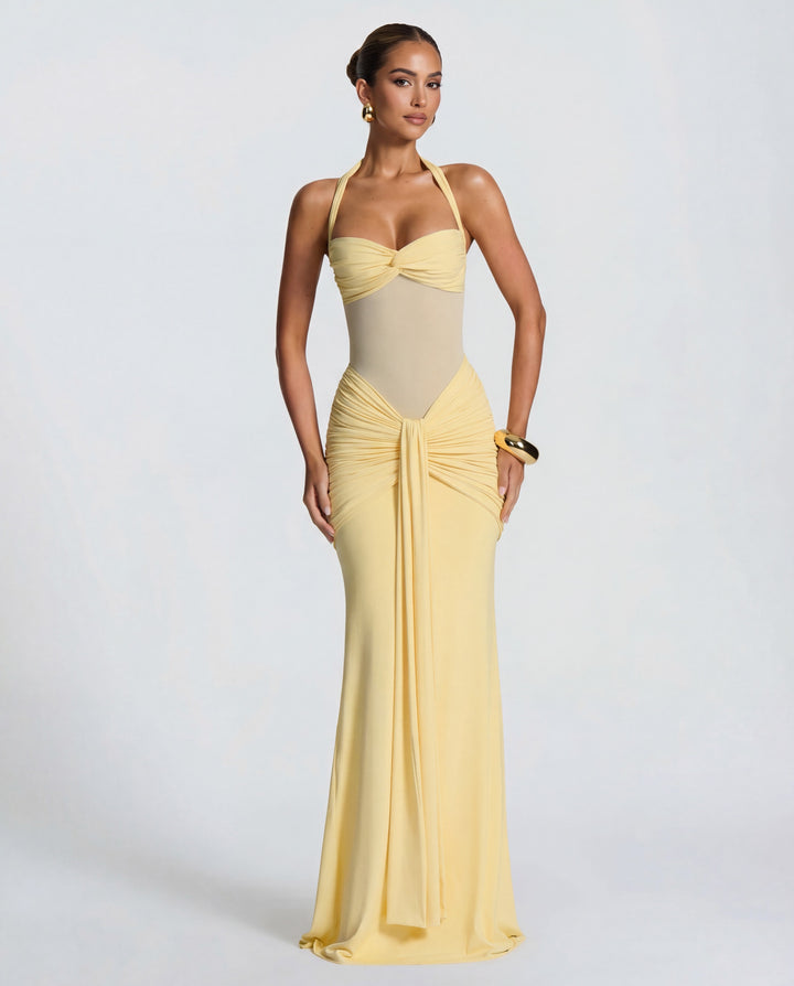 Julie | Ruched Maxi Dress